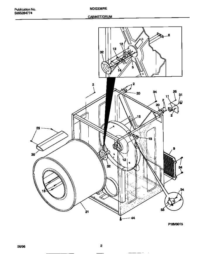 Diagram for MDG336REW0