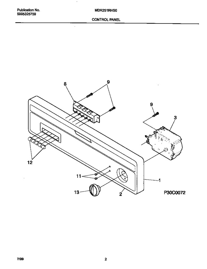 Diagram for MDR251RHS0