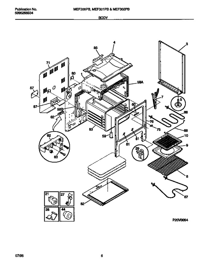 Diagram for MEF300PBWE