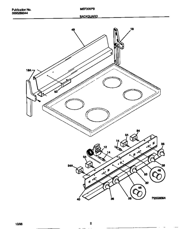 Diagram for MEF300PBWG