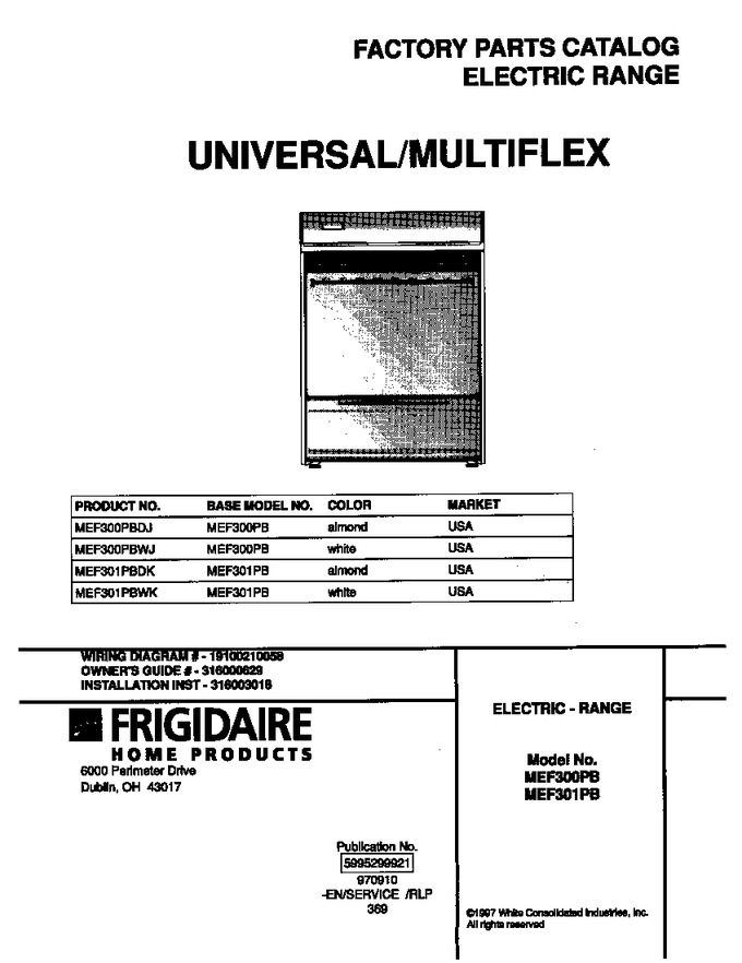 Diagram for MEF301PBDK