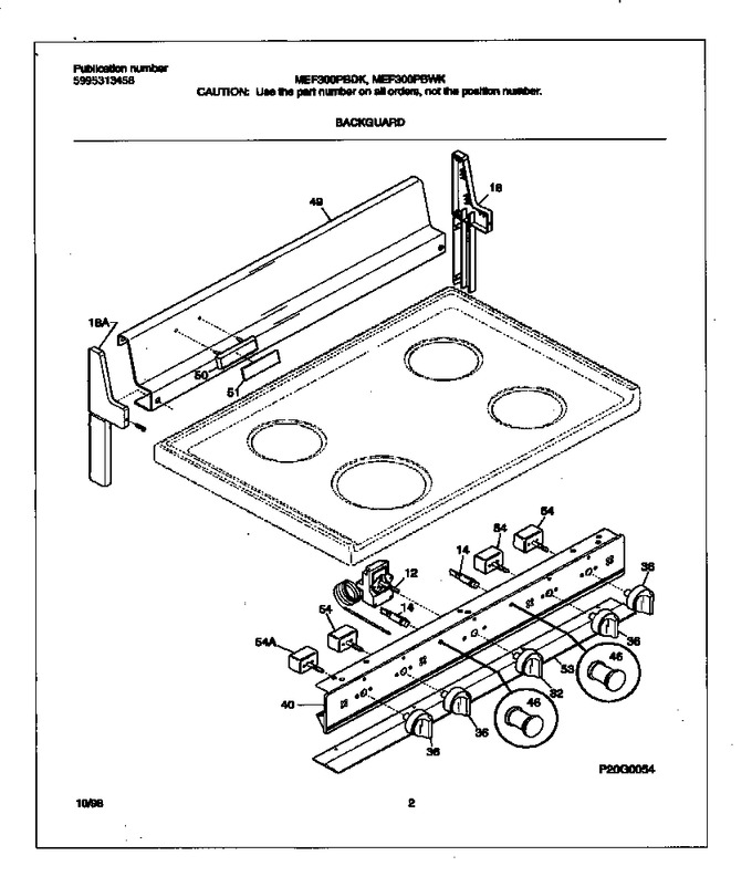 Diagram for MEF300PBWK