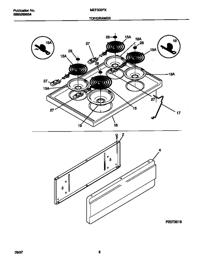 Diagram for MEF300PXWE