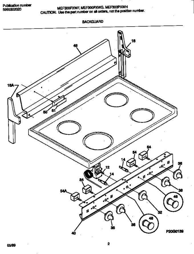 Diagram for MEF300PXWG