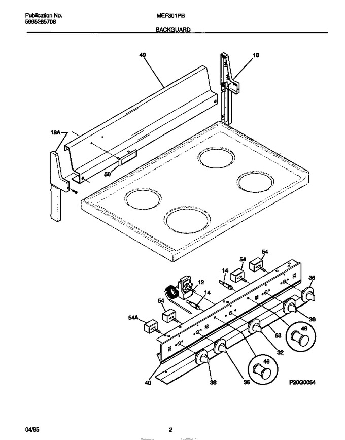 Diagram for MEF301PBWB