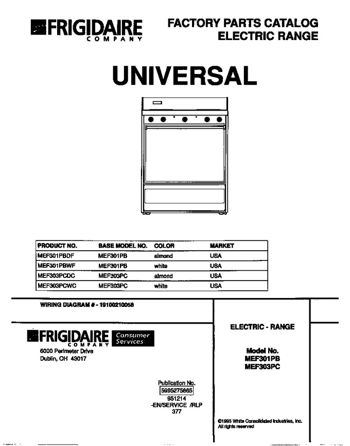 Diagram for MEF301PBWF