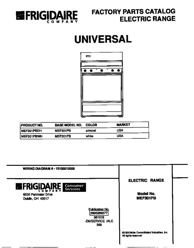 Diagram for MEF301PBWH