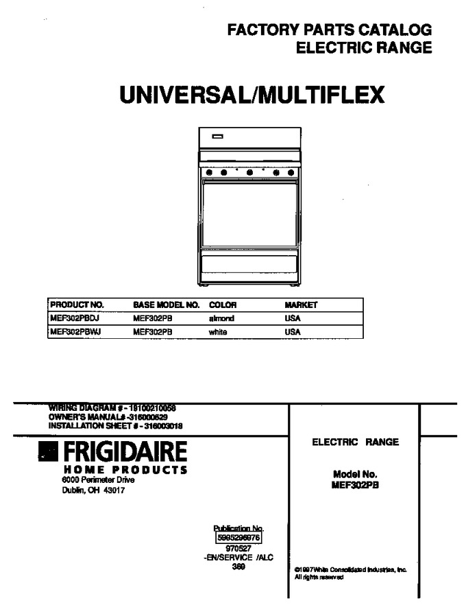 Diagram for MEF302PBWJ