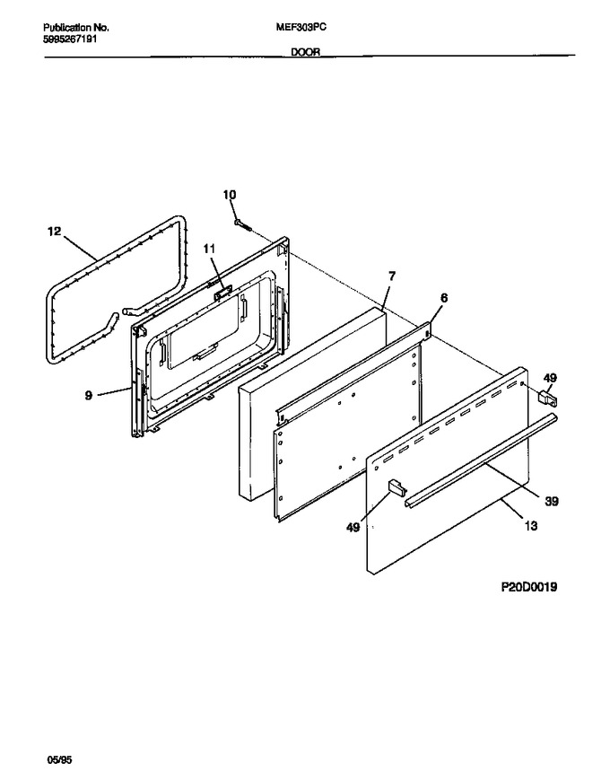 Diagram for MEF303PCWB