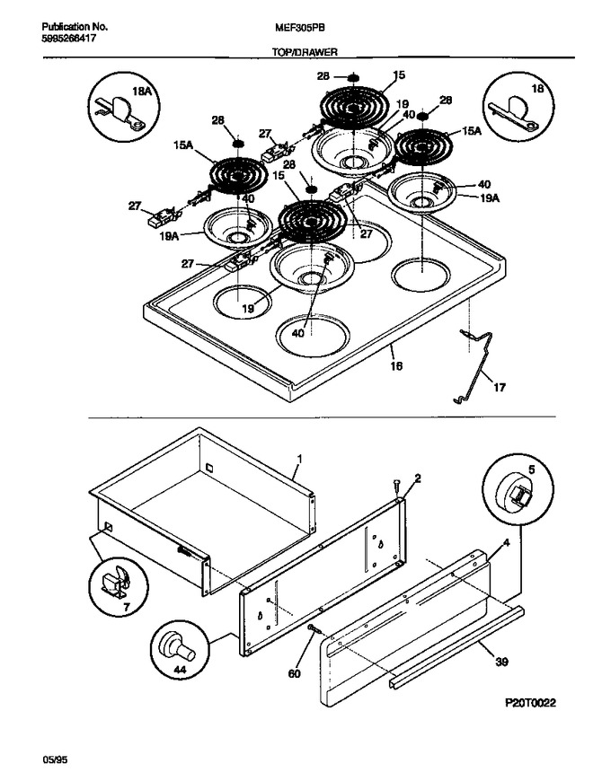 Diagram for MEF305PBWA