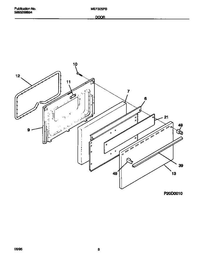 Diagram for MEF305PBWB