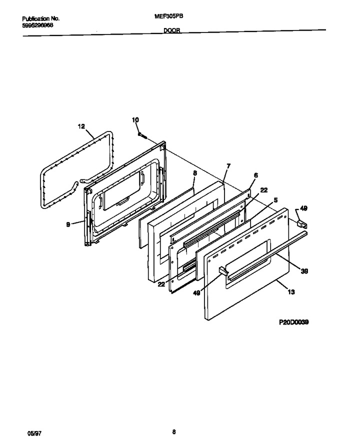 Diagram for MEF305PBWF