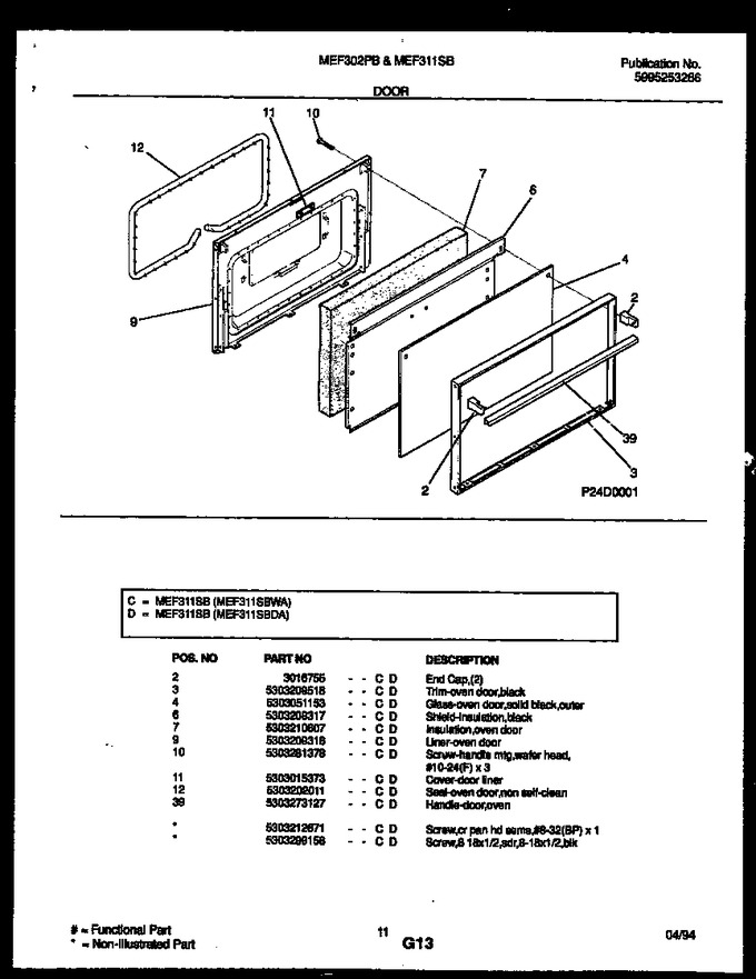 Diagram for MEF311SBWA