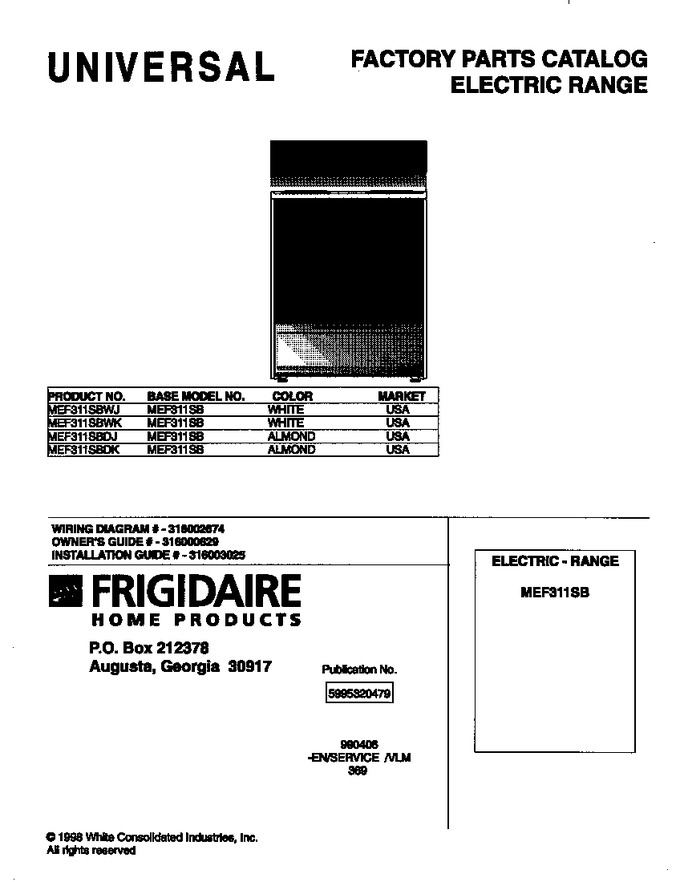 Diagram for MEF311SBDJ