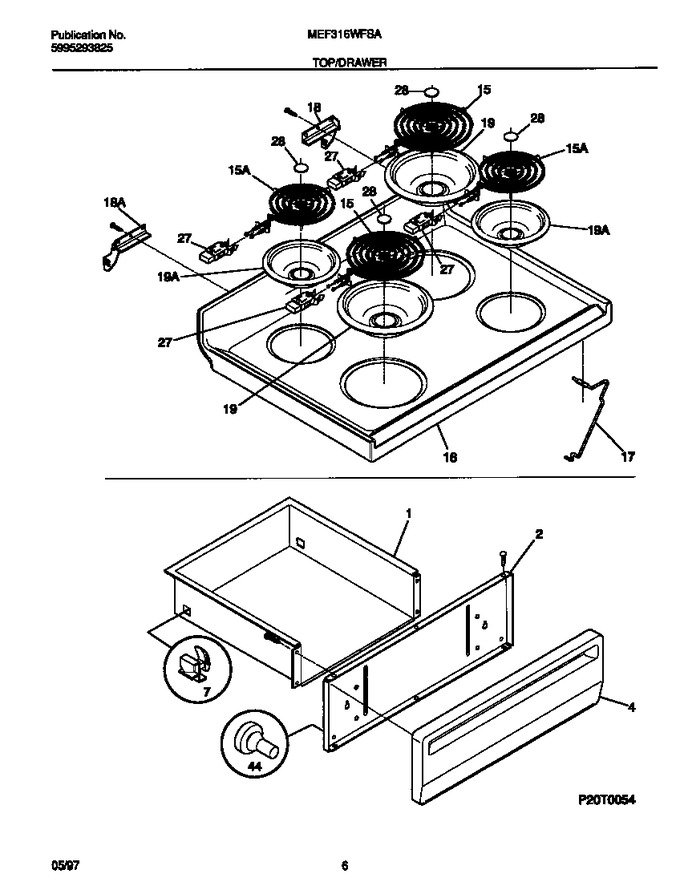 Diagram for MEF316WFSA