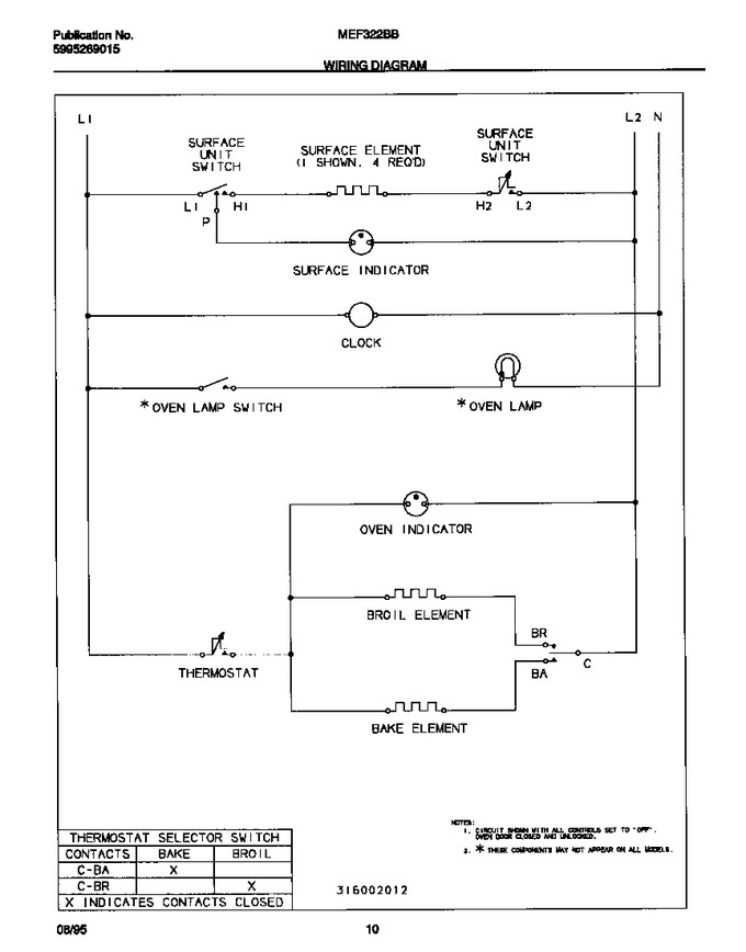 Diagram for MEF322BBWC