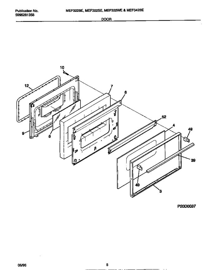 Diagram for MEF322BEWA