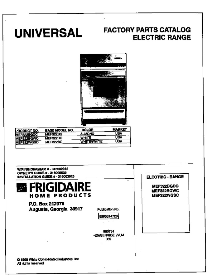 Diagram for MEF322BGWC