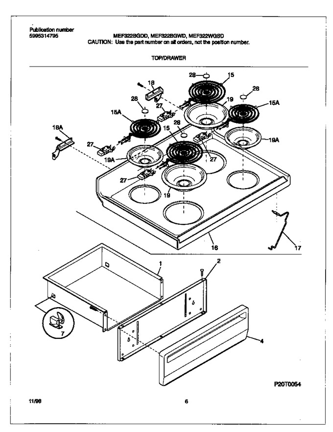 Diagram for MEF322WGSD