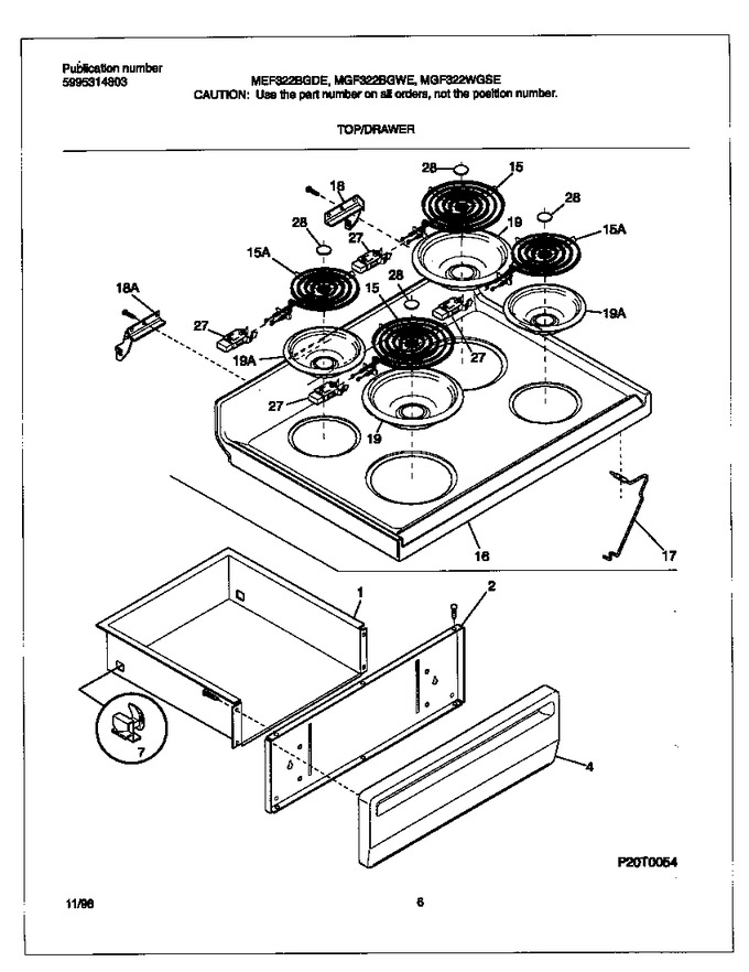 Diagram for MEF322WGSE