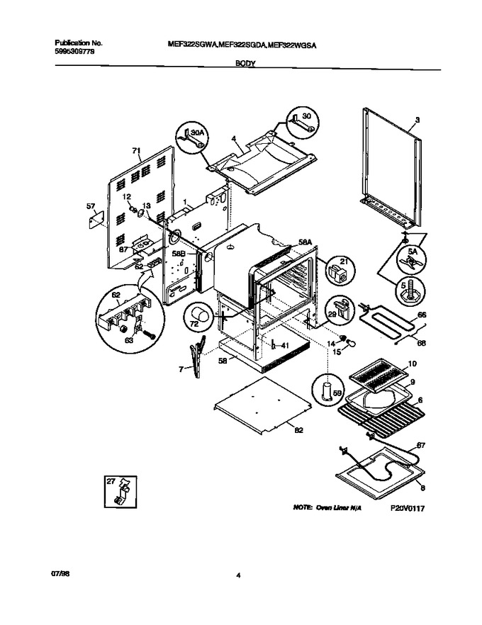 Diagram for MEF322WGSA