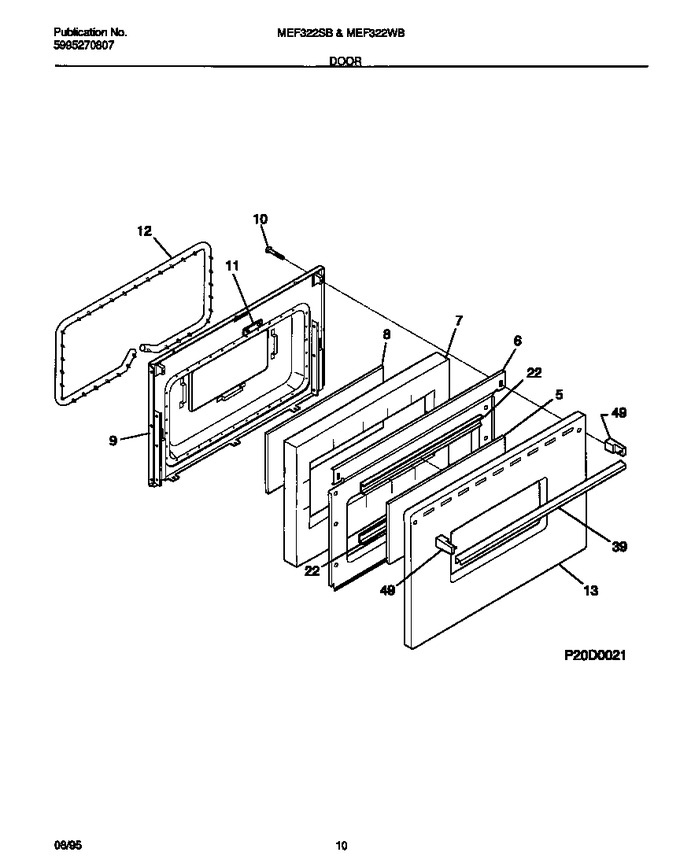 Diagram for MEF322WBSD