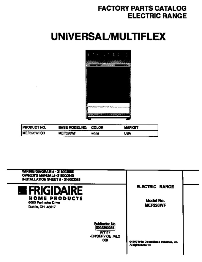 Diagram for MEF326WFSB