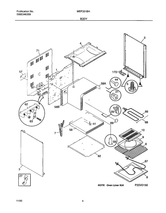 Diagram for MEF331BHWB