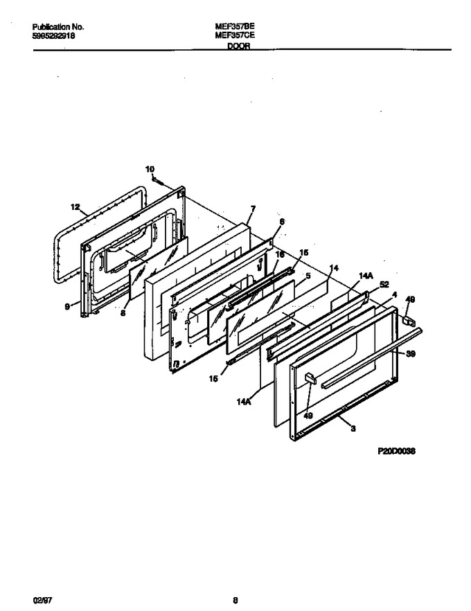 Diagram for MEF357BEWD