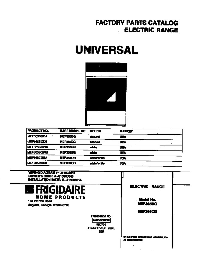 Diagram for MEF365BGWA