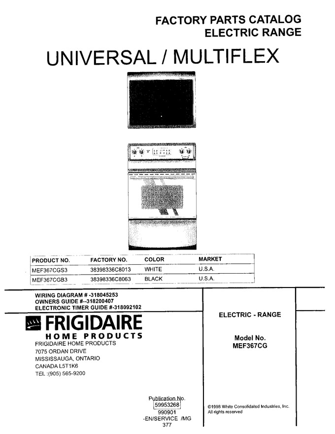 Diagram for MEF367CGS3