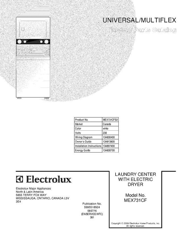 Diagram for MEX731CFS2