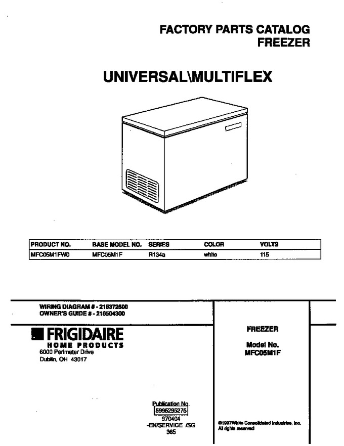 Diagram for MFC05M1FW0