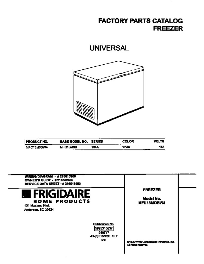 Diagram for MFC13M0BW4