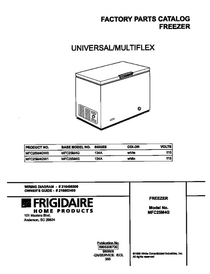 Diagram for MFC25M4GW0