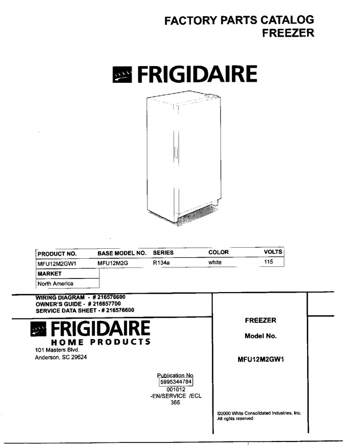 Diagram for MFU12M2GW1