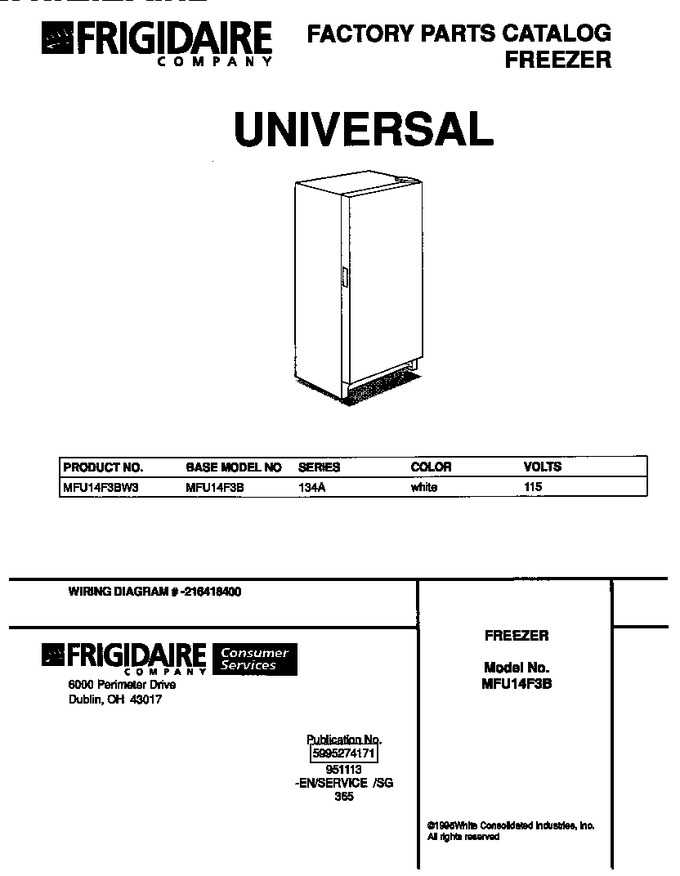 Diagram for MFU14F3BW3