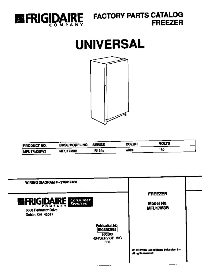 Diagram for MFU17M3BW3