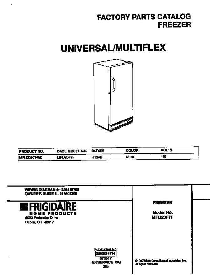 Diagram for MFU20F7FW0