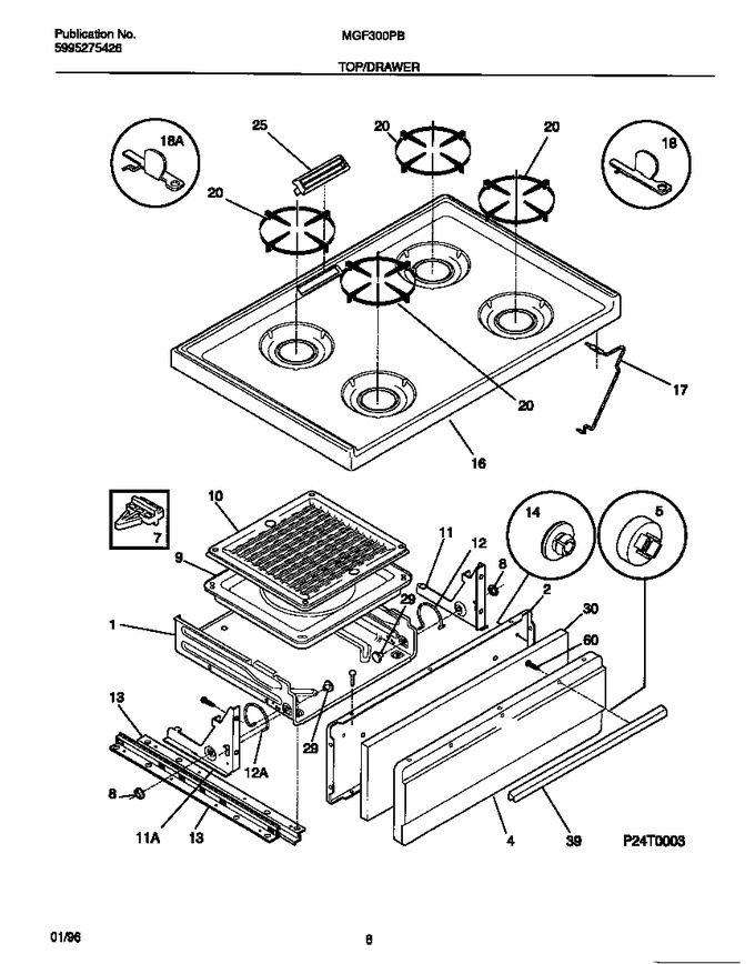 Diagram for MGF300PBWD