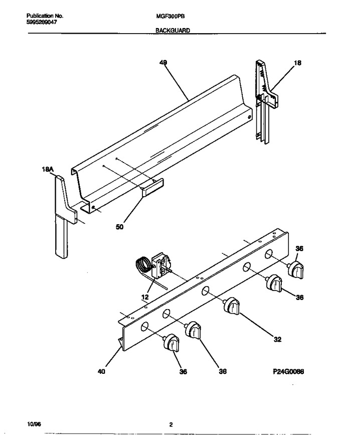 Diagram for MGF300PBWE