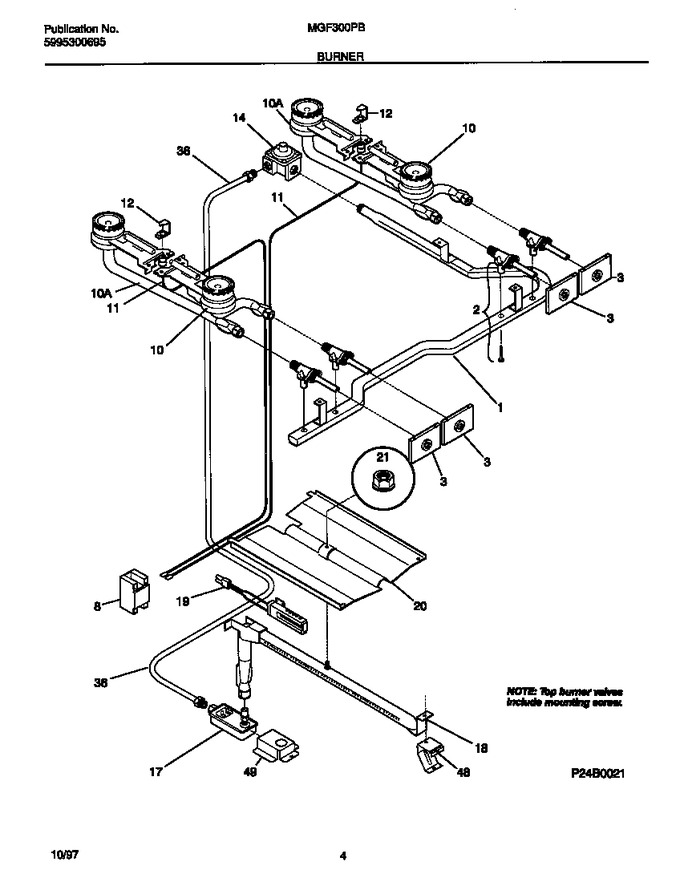 Diagram for MGF300PBWG