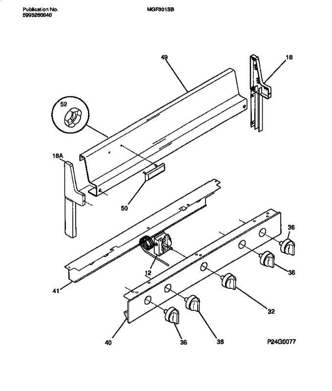 Diagram for MGF301SBWA