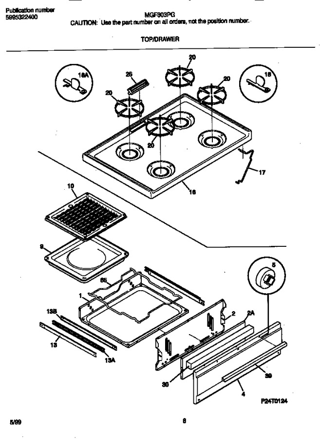 Diagram for MGF303PGWE