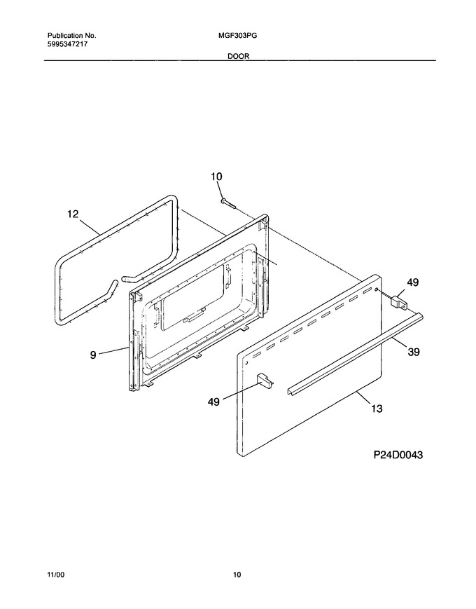 Diagram for MGF303PGWG