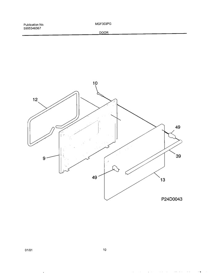 Diagram for MGF303PGDJ