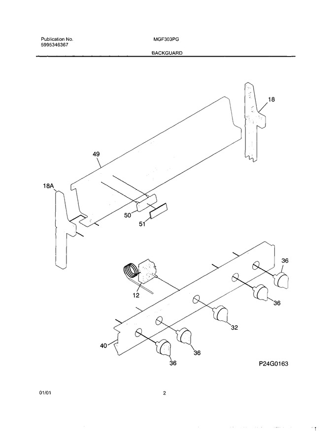 Diagram for MGF303PGDH