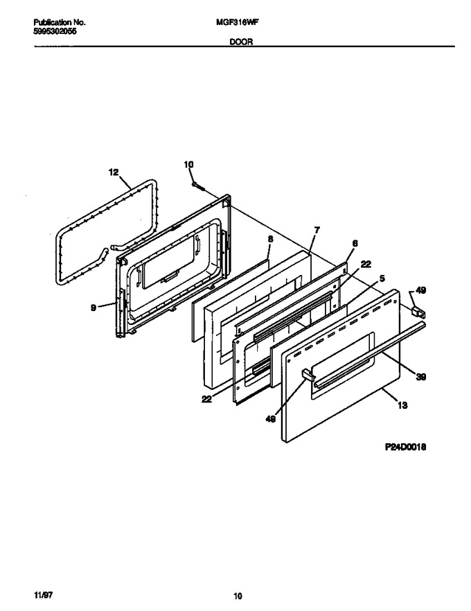 Diagram for MGF316WFTC