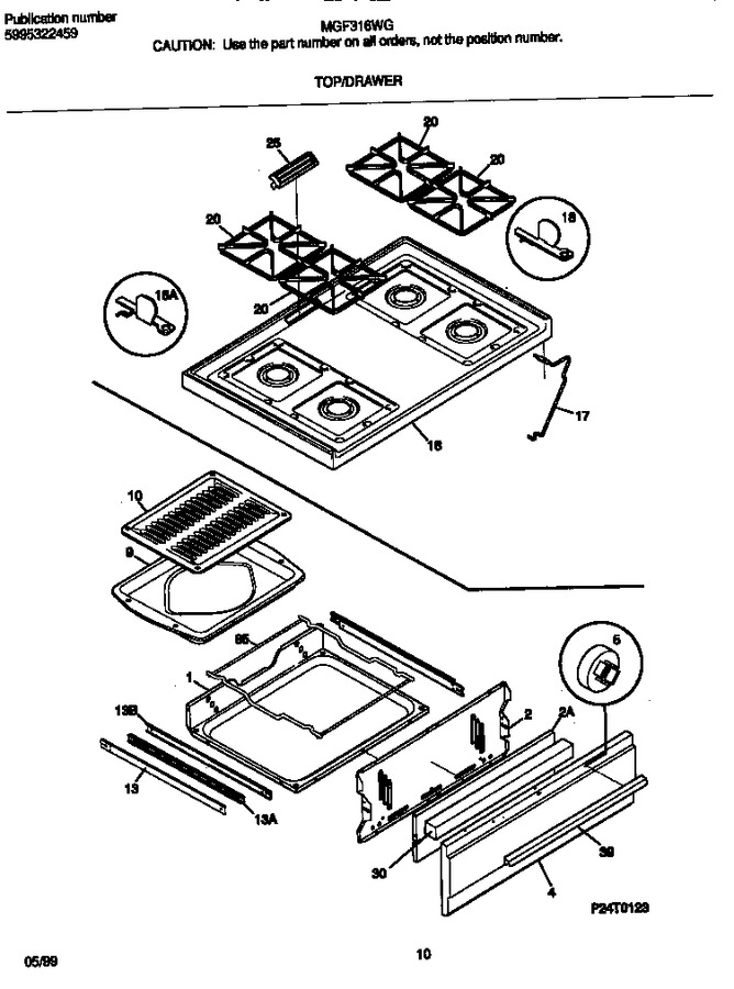 Diagram for MGF316WGSE