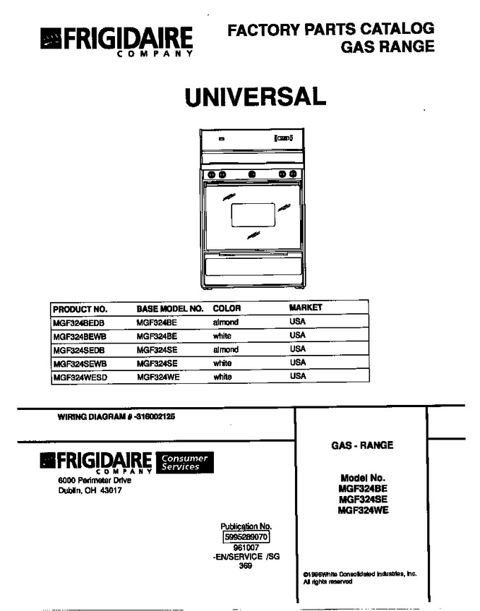 Diagram for MGF324WESD